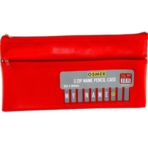 BANTEX PVC ZIP CASE 290 X 380MM RED