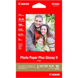 CANON PHOTO PAPER PLUS GLOSSY 260GSM 4x6 PACK 100