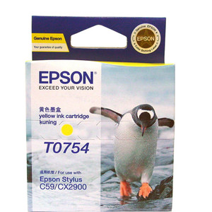 EPSON C13T075490 INK CARTRIDGE Yellow