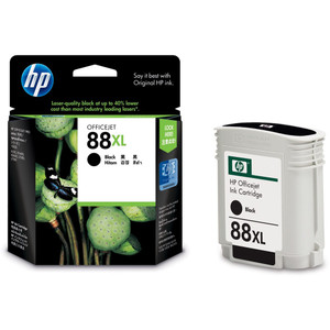 HP 88XL ORIGINAL BLACK HIGH YIELD INK CARTRIDGE (C9396A) Suits OfficeJet K550 / K550dtn