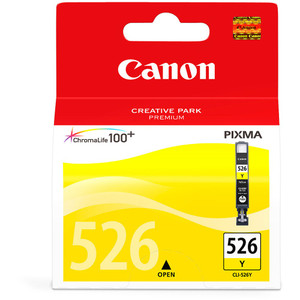 CANON CLI-526 ORIGINAL YELLOW INK CARTRIDGE Suits IP4850 / MG5150 / 5250 / 6150