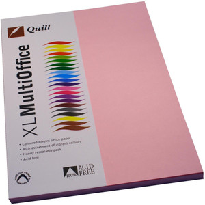 Quill Coloured Paper 80gsm A4 - Musk, Pack of 100 (90063)