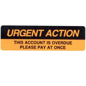 AVERY URGENT ACTION LABELS 937259