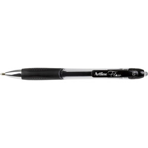 ARTLINE FLOW RETRACTABLE PEN 1.0mm Black