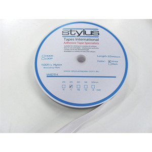 STYLUS 3421 HOOK FASTENER White 25mmx25m