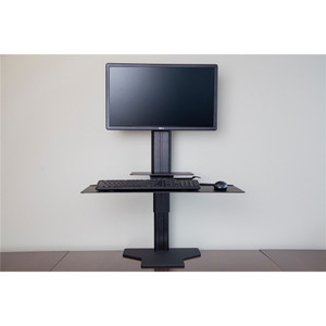 UPRITE ERGO WORKSTATION Single, Black