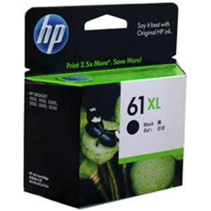 HP 61XL HIGH YIELD BLACK ORIGINAL INK CARTRIDGE (CH563WA) Suits DeskJet 1050 / 2050