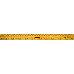 OSMER LAQUERED WOODEN RULER 300mm