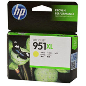 HP NO 951XL ORIGINAL YELLOW HIGH YIELD INK CARTRIDGE 1.5K (CN048AA) Suits Officejet Pro 8100/8600 Plus