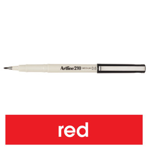 ARTLINE 210 PEN RED 121002