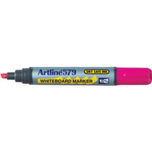 ARTLINE 519/579 WHITEBOARD MARKER Drysafe Med Chisel Pink, Bx12