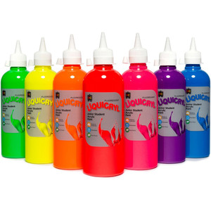 EC LIQUICRYL PAINT 500ml Fluorescent Scarlett