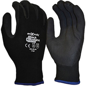 Maxisafe Synthetic Coat Gloves Black Knight Sub Zero Glove Insulated, 2XL
