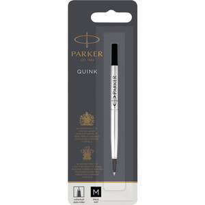 PARKER REFILLS & INK Rollerball Medium BL1 0.7mm Black