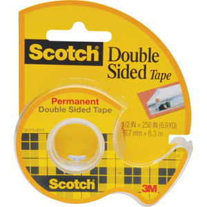 SCOTCH DOUBLE SIDED TAPE 136 - 12.7mmx6.3m 70005266385