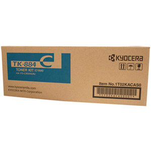 KYOCERA TK884C TONER CARTRIDGE Cyan TK-884C