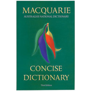 MACQUARIE CONCISE DICTIONARIES Paper Back Edition