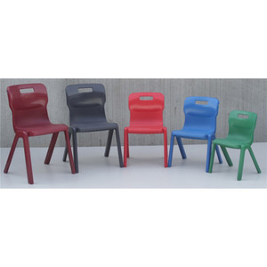 TITAN EDUCATION 4 LEG CHAIR 350mm High