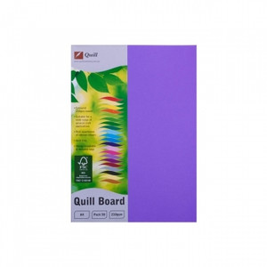 QUILL XL MULTIBOARD A4 210gsm Lilac Pk50