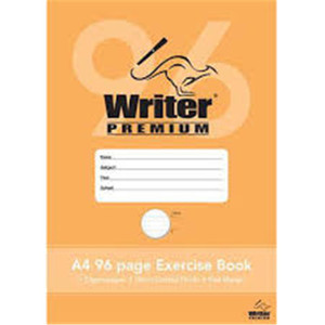 WRITER PREMIUM EXERCISE BOOK A4 96pgs 18mm Dotted Thirds - Tree 297x210mm