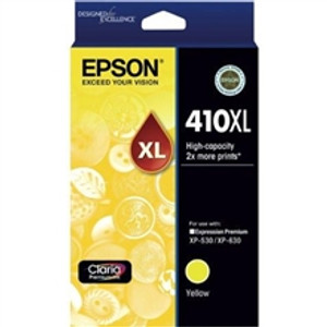 EPSON ORIGINAL 410 HY YELLOW INK CARTRIDGE (C13T340492) Suits Epson XP 530, Epson XP 630