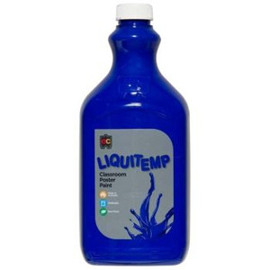 EDUCATIONAL COLOURS LIQUITEMP PAINT 2L BRILLIANT BLUE