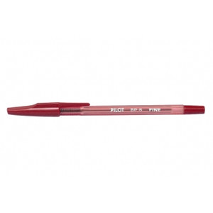 PILOT BP-S BALLPOINT PEN Fine Red Bx12