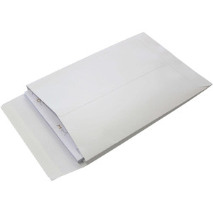 CUMBERLAND EXPANDABLE ENVELOPE StripSeal White 340x229mm Heavy 150gsm
