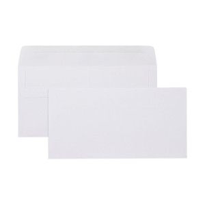 ENVELOPE SELF SEAL PLAIN FACE DLX 120X235MM BOX 500