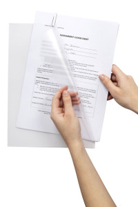 MARBIG LETTER FILES -100 A4 Poly Clear Pk100