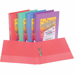 MARBIG VIVID INSERT BINDER A4 2D 25mm Blue