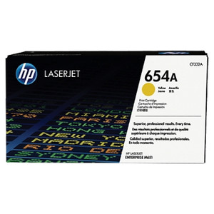 HP 654A  ORIGINAL YELLOW TONER 15K CF332A Suits LaserJet Enterprise M651