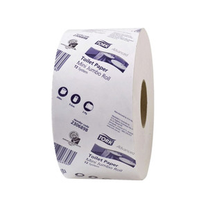Tork T2 Soft Mini Jumbo Toilet Roll 2 Ply Advanced 200m, Pack of 12