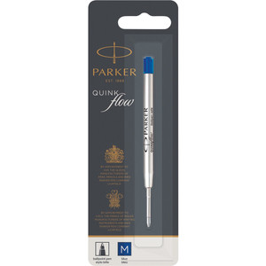 PARKER REFILLS & INK Quink Ballpoint Medium BL1 Blue 1952274