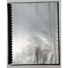REFILLABLE DISPLAY BOOKS Clear Front Black Back A4 20 Pocket (RZ-RZ19304)