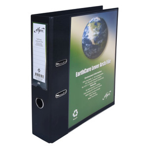 EARTHCARE INSERT BINDER A4 LEVER ARCH BLACK
