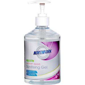 NORTHFORK HAND SANITISING GEL ALCOHOL FREE 500ML