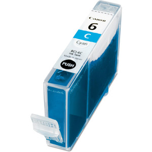 CANON BCI-6 ORIGINAL CYAN INK CARTRIDGE Suits S800 / S820 / S820D / S830D / S900 / S9000 / I865 / I950D / I965 / I990 / I9100 / I9950 / IP4000R / IP5000 / MP750 / MP760 / MP780 / IP6000 / IP8500