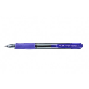 PILOT BPGP-10R SUPERGRIP RETRACTABLE BALLPOINT PEN Fine Blue Bx12