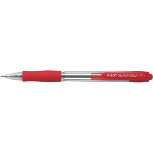 PILOT SUPERGRIP F/P RED RECTRACTABLE 623132