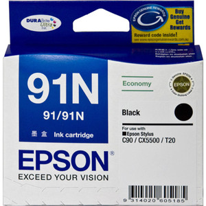 EPSON 91N INK CARTRIDGE BLACK T1071