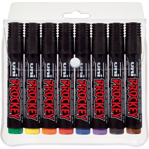 UNIBALL PROCKEY MARKER Bullet Assorted 8'S