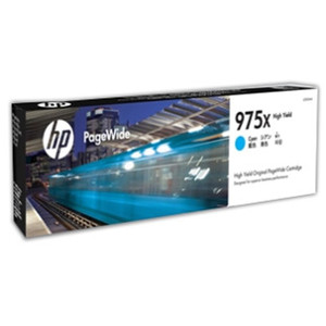 HP NO 975X XL INKJET CARTRIDGE CYAN HIGH YIELD 7K Suits HP PAGEWIDE PRO 452/477/552/577/55250/57750