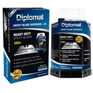 DIPLOMAT UT-100D HEAVY DUTY UTILITY BLADES DISPENSER BOX OF 100