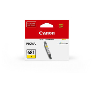 CANON CLI681 YELLOW INK CARTRIDGE - 250 PAGES Suits CANON PIXMA TR7560 / CANON PIXMA TR8560 / CANON PIXMA TS6160 / CANON PIXMA TS8160 / CANON PIXMA TS9160