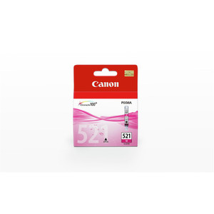 CANON CLI-521 ORIGINAL MAGENTA INK CARTRIDGE Suits Pixma IP3600 / 4600 / MP540 / 620 / 630 / 980