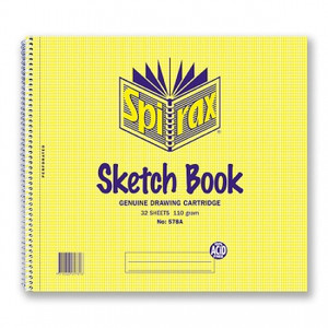 SPIRAX 578A SKETCH BOOK 32 Leaf 247 x 270mm S/O