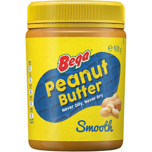 BEGA PEANUT BUTTER SMOOTH 470gm