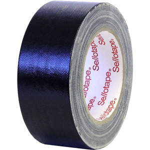 SELLOTAPE CLOTH TAPE 48mmx25m Black