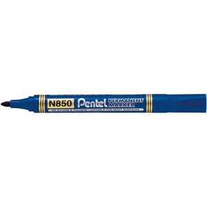 PENTEL PERMANENT MARKER N850 Blue 5.0mm bullet point